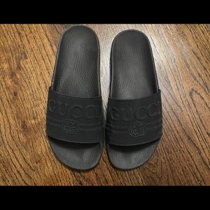 Black Gucci Slides
